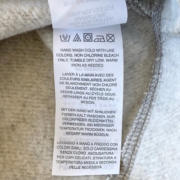 J.Crew Crewcuts Girls Size 14 Mixed Media Sweatshirt Pleated Hem 3/4 Sleeve Gray - Picture 7 of 10